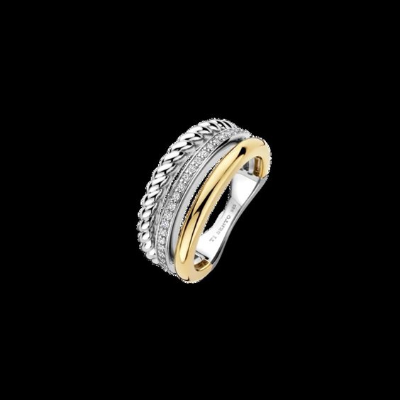 Ringe Ti Sento Milano Dame in Silber 12385ZY/56 - 12385ZY/56